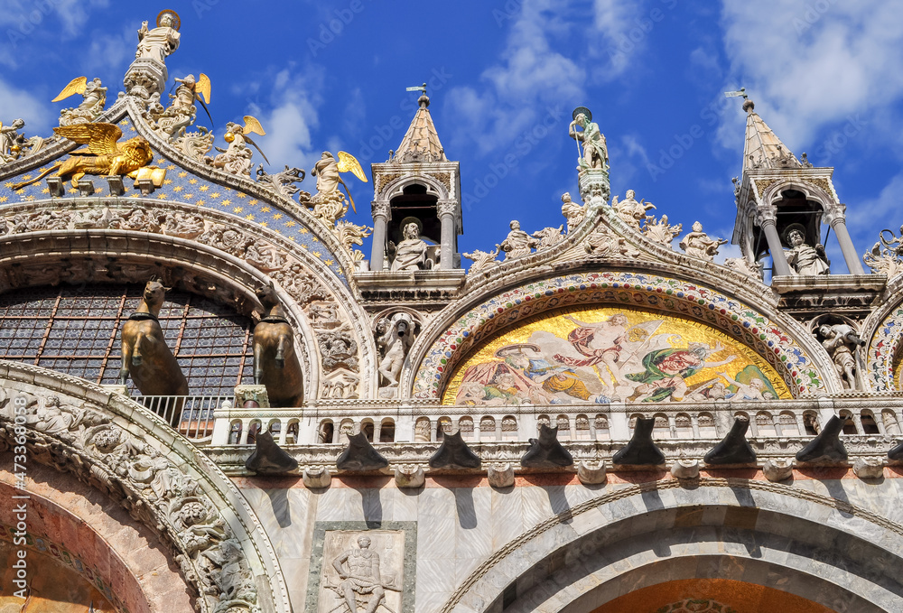 Saint Mark's Basilica (Basilica di San Marco) in Venice, Italy
