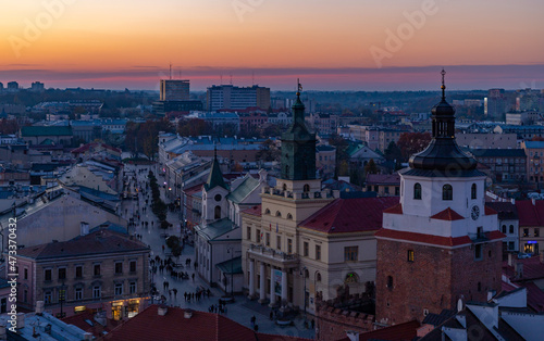 Lublin at Sunset