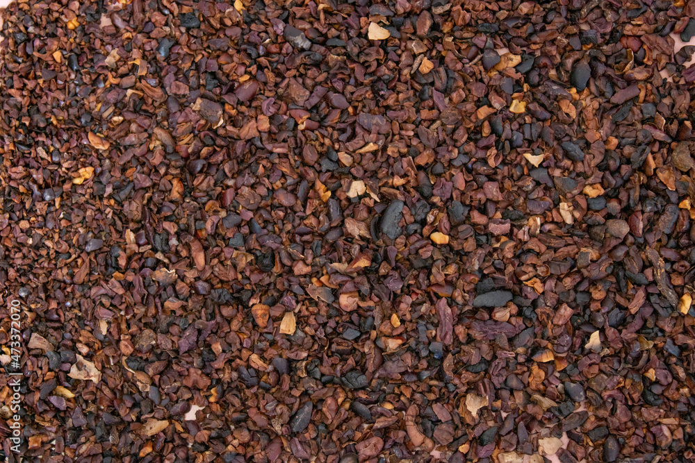 roasted and threshed cocoa bean roasted and threshed cocoa bean