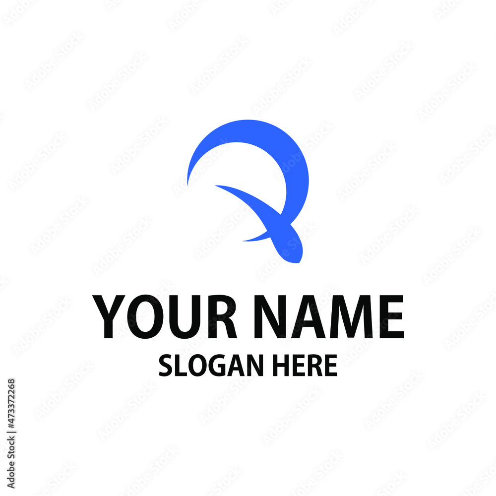 r initial abstract logo design r initial abstract logo design