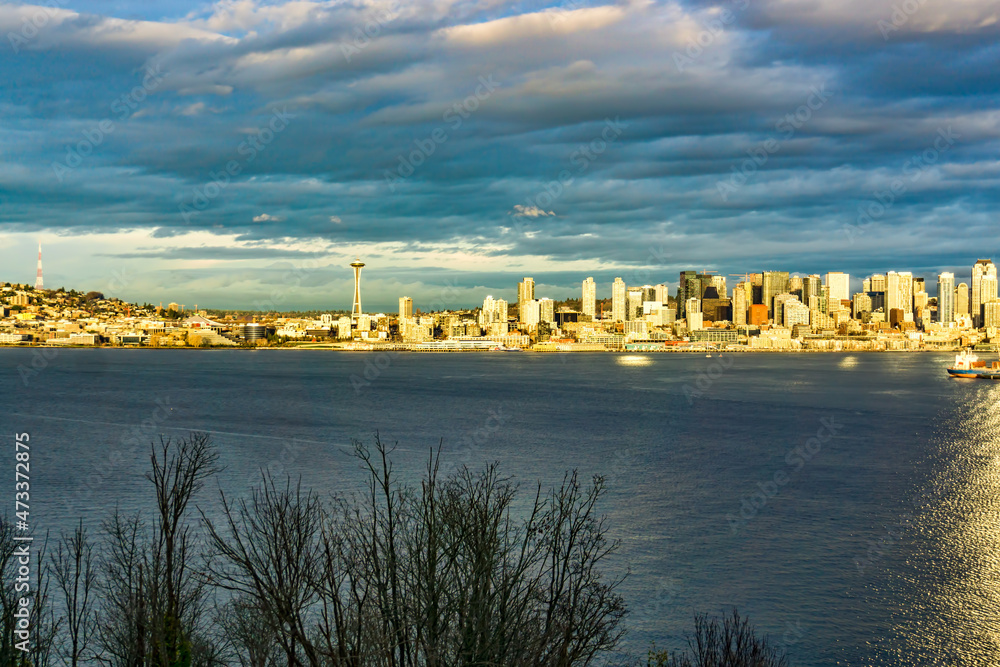 Naklejka premium Shining Northwest City 5