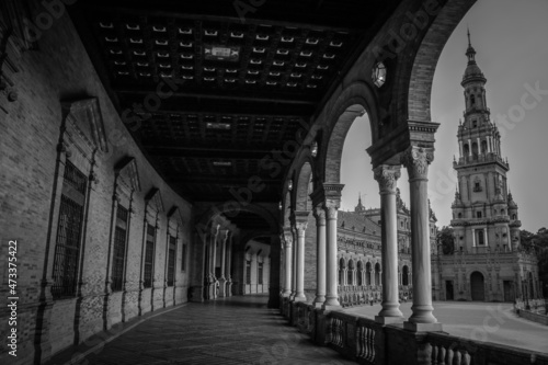 Fotografía View from Plaza de España, a picturesque plaza in Seville