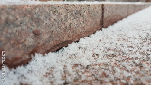 close up of an stone