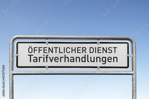 Tarifverhandlungen, Öffentlicher Dienst