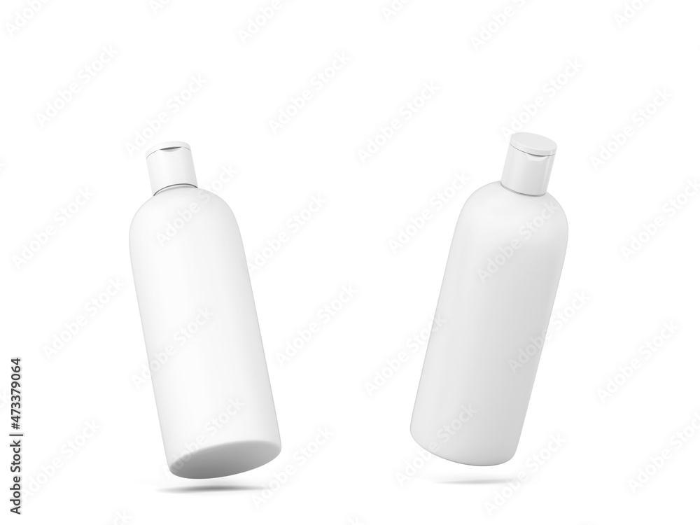 Cosmetics packaging - shampoo or gel bottle Cosmetics packaging - shampoo or gel bottle