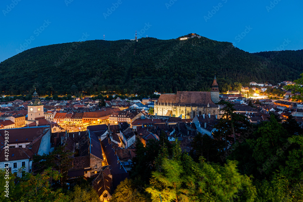 The city of Brasov in Romania