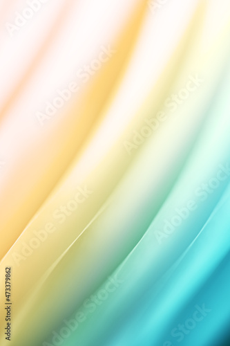 Pastel wavy abstract structure made of paper sheets