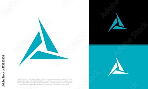 Innovative high tech logo template. Technology Logo.