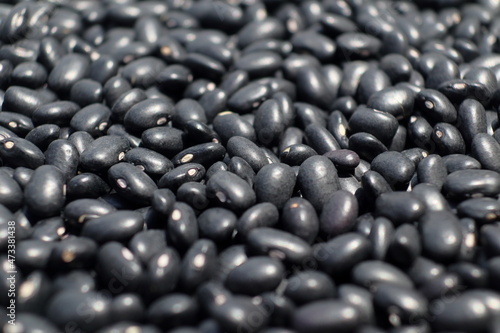 Brazilian black beans close up © JP CARNEVALLI