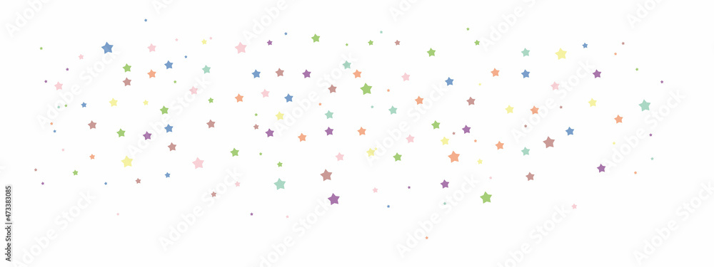 Set of stars. Festive fine confetti. Celebration stars. Set сolorful.