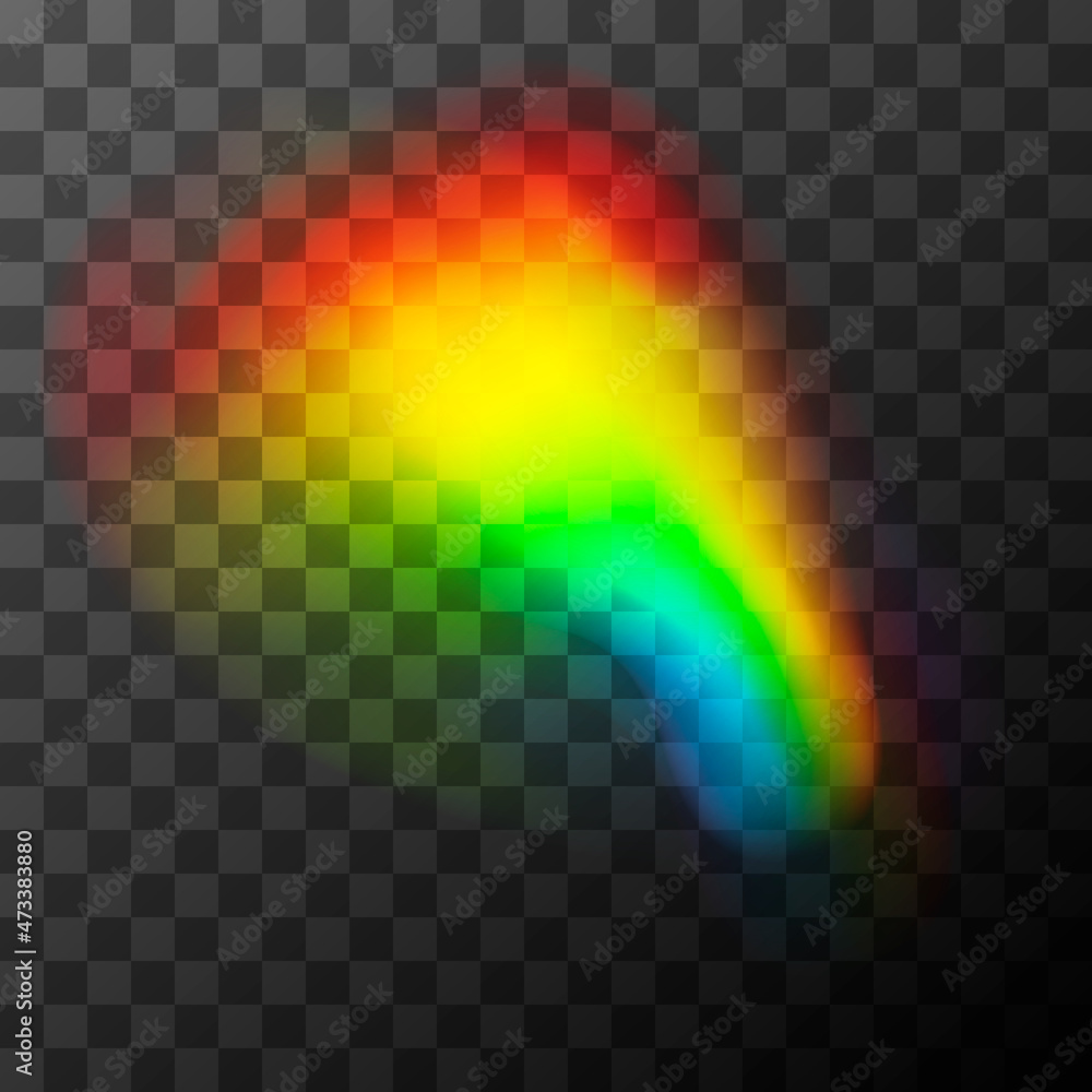 rainbow light effect