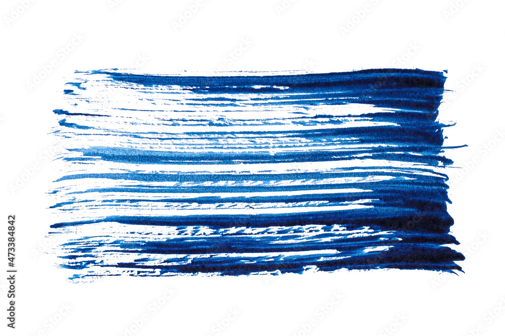 blue abstract watercolor paint brush stroke texture isolated on white background for logo and banner. design, creative, and illustration. blue abstract watercolor paint brush stroke texture isolated on white background for logo and banner. design, creative, and illustration.