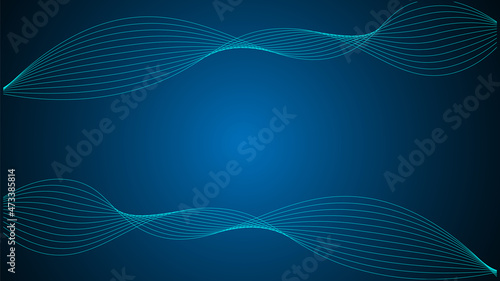 abstract blue wave background