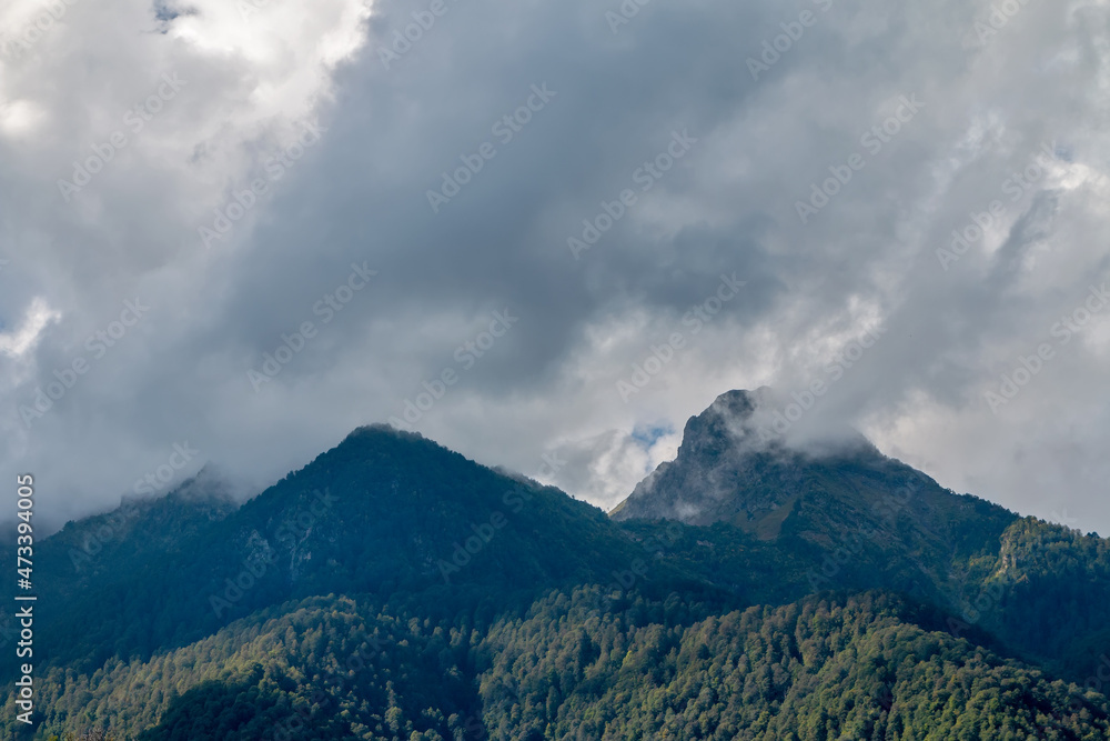 Mountain landscape, Krasnaya Polyana Russia Mountain landscape, Krasnaya Polyana Russia