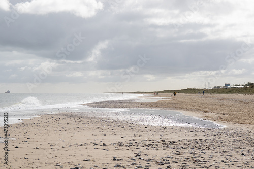 The beach at Caister in Norfolk photo