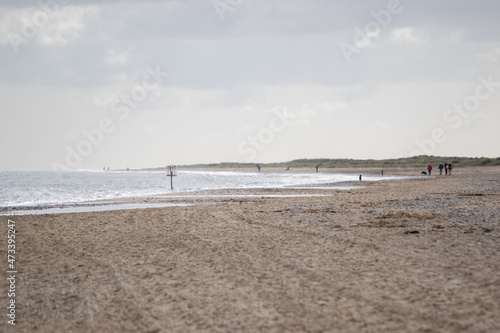 The beach at Caister in Norfolk