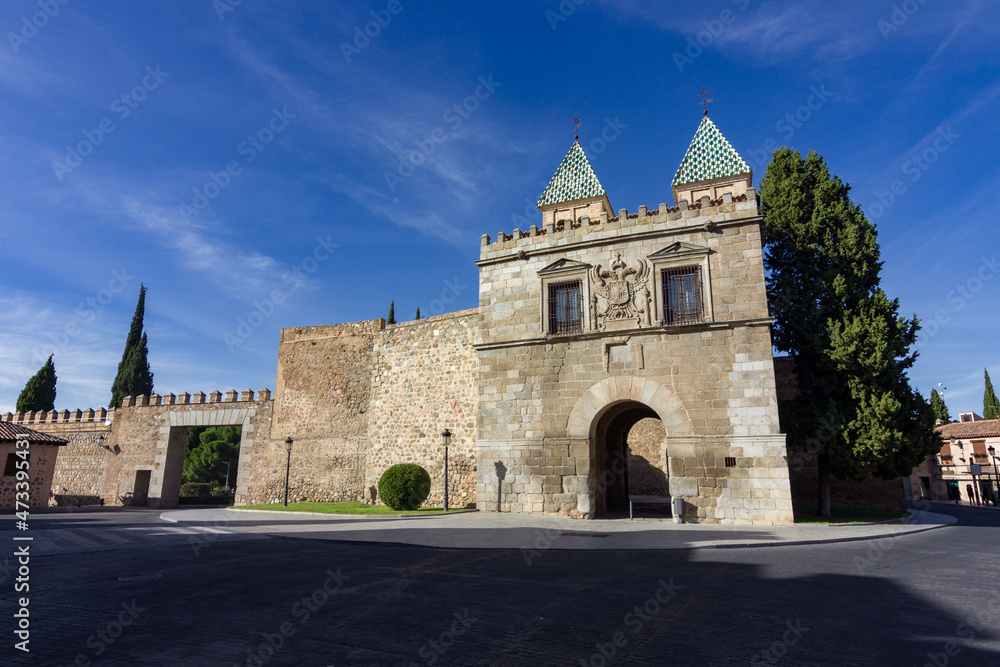 The gate of Bisagra in Toledo (Spain)
