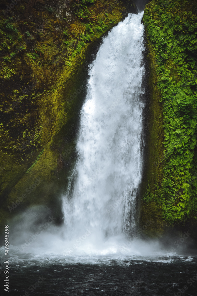 Wahclella Falls In Hood River, Oregon Wahclella Falls In Hood River, Oregon