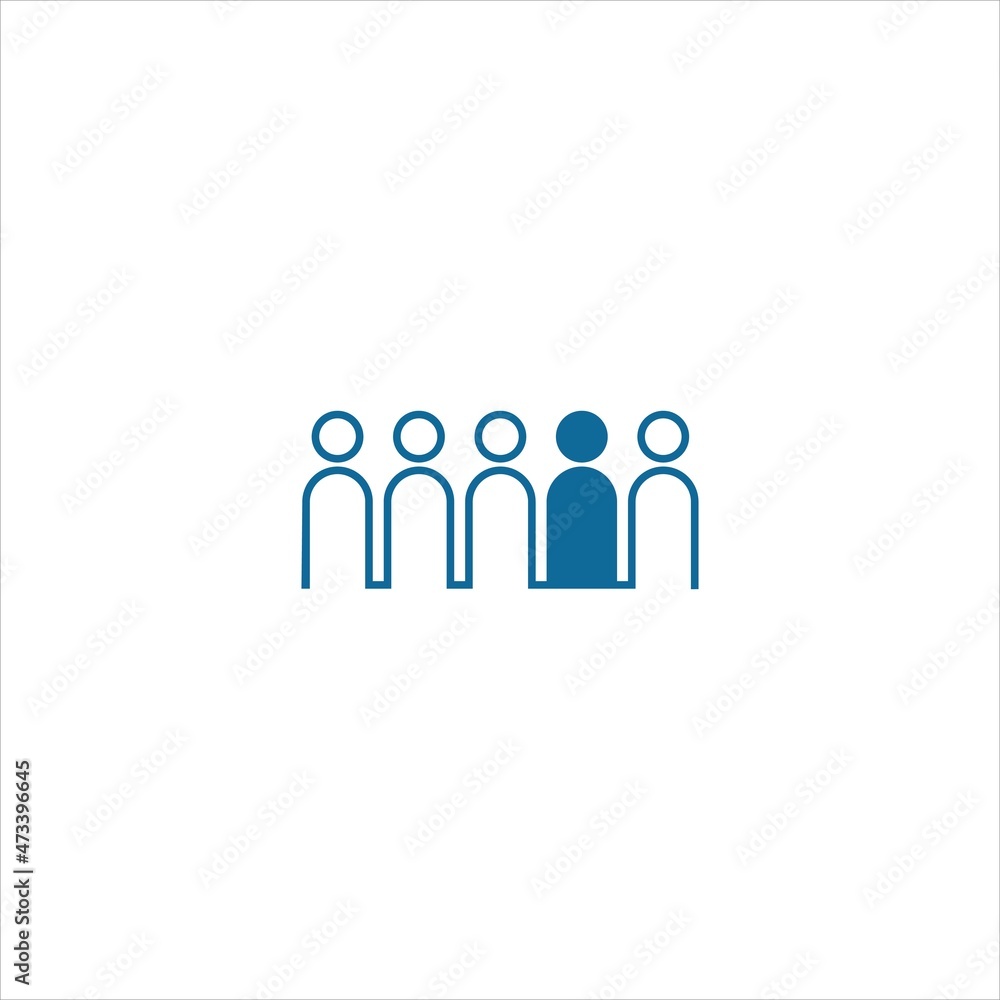 people logo vector template mentor