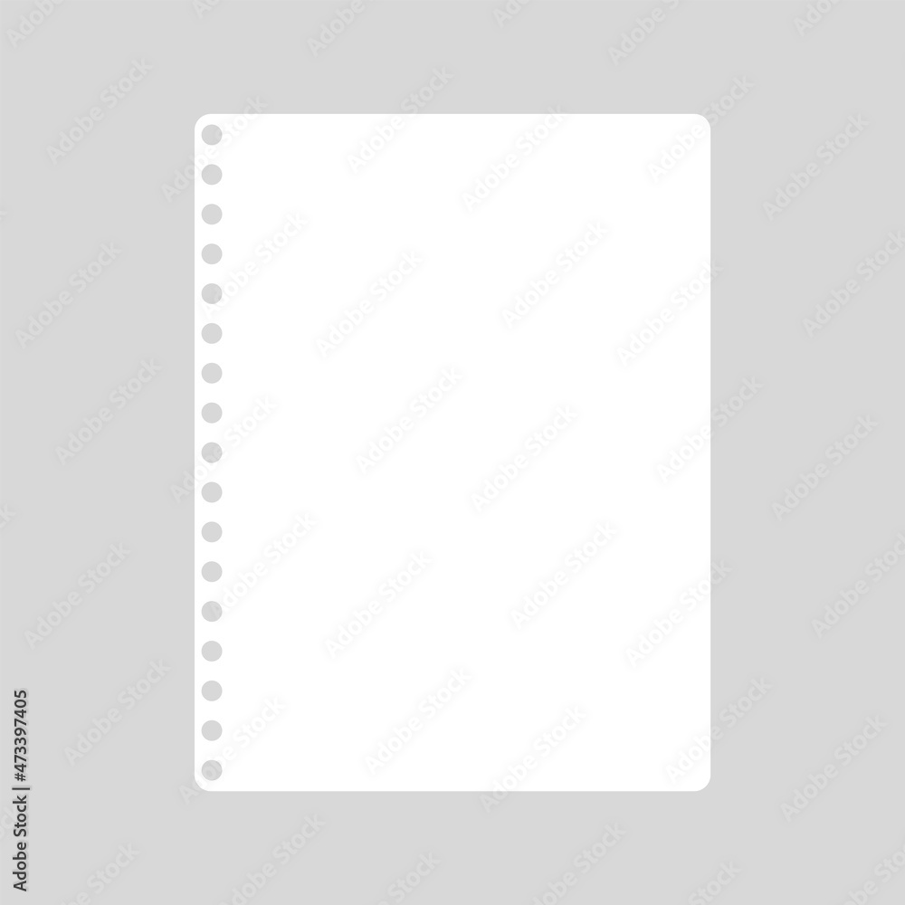 Vector cartoon blank sheets of art notebook. Vector cartoon blank sheets of art notebook.