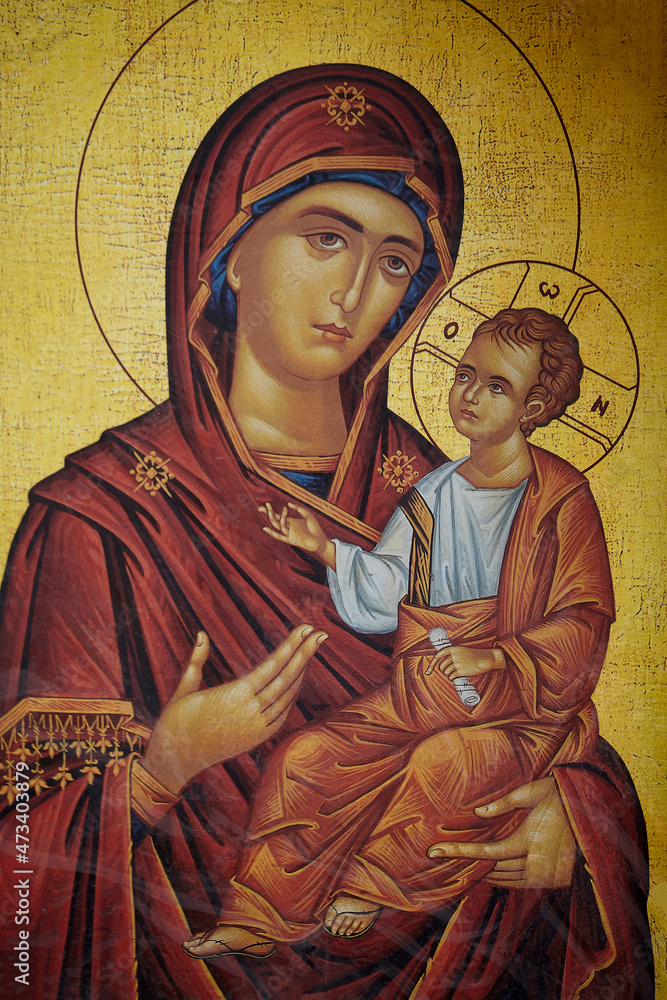 Virgin Mary With Jesus Icon Picture 667x1000 Virgin Mary With Jesus Icon Picture 667x1000