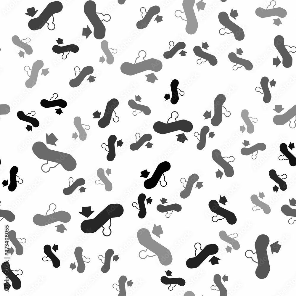 Black Escalator up icon isolated seamless pattern on white background. Vector Black Escalator up icon isolated seamless pattern on white background. Vector