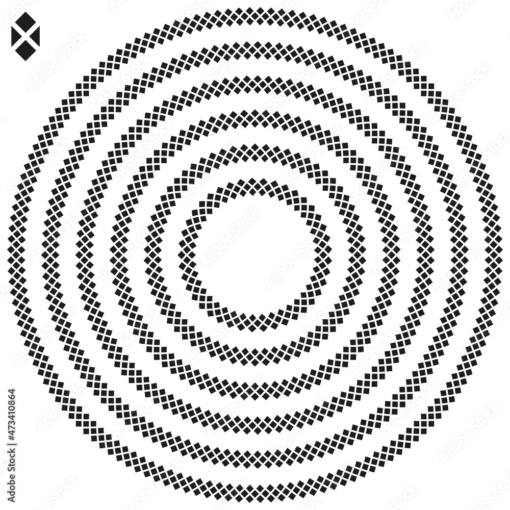 Round circular border frame in a range of sizes. Round circular border frame in a range of sizes.
