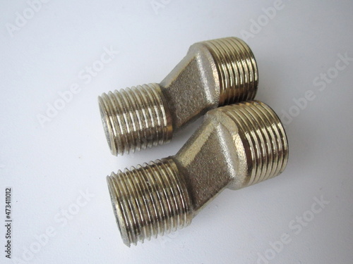 bronze threaded couplings for water pipe installation