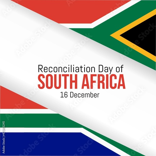 Reconciliation Day of South Africa Vector Illustration Vector Illustration. Suitable for greeting card poster and banner	