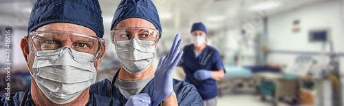 Team of Female and Male Doc...