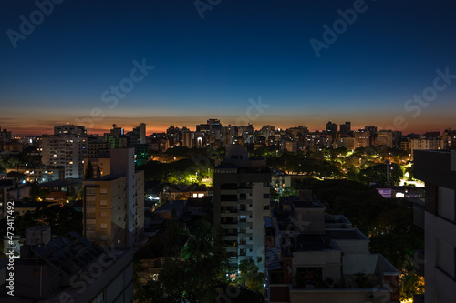Porto Alegre, Rio Grande do Sul, Brazil, MArch 2019 - View of Porto Alegre by the sunset - Porto Alegre, Brazil