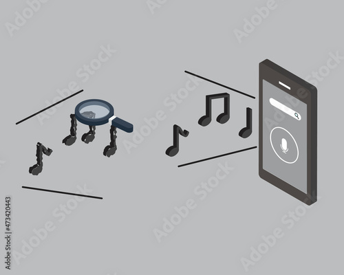 hum or sing a song to search for the name of the song with AI