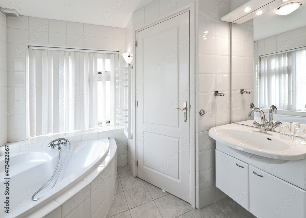 modern bathroom at hotel in the Netherlands modern bathroom at hotel in the Netherlands