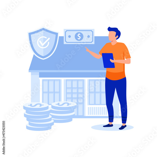 Mortgage relief program illustration exclusive design inspiration 