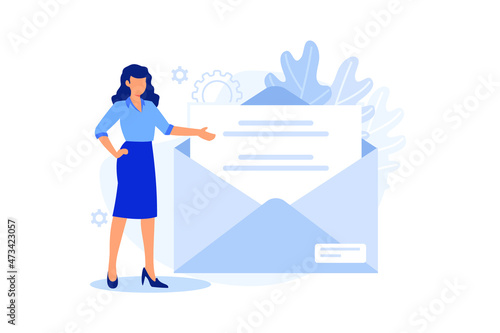 News letter illustration exclusive design inspiration