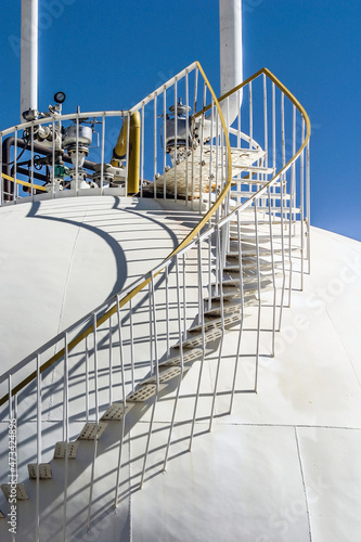 Storage tank in Refinery in Salt Lake City