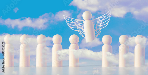 Valokuvatapetti Mourning concept