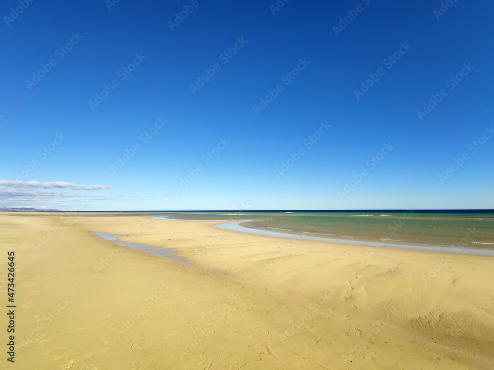 Sotavento beach. Fuerteventura, canary island Sotavento beach. Fuerteventura, canary island