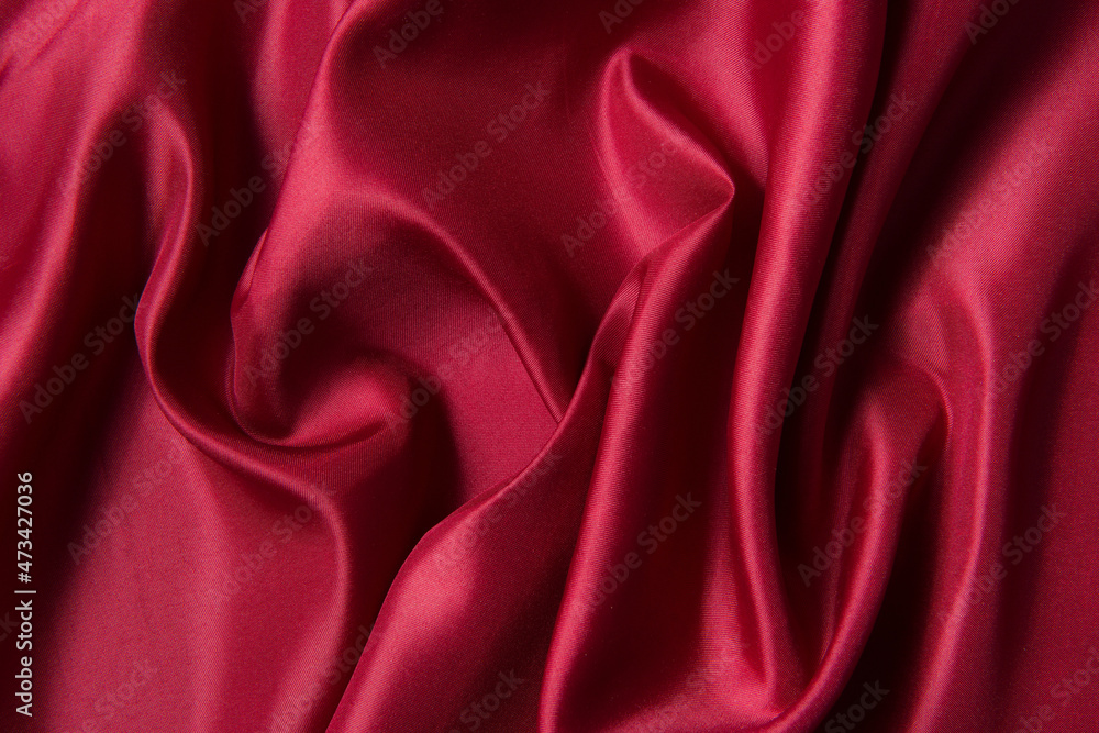 Fototapeta premium red silk texture background