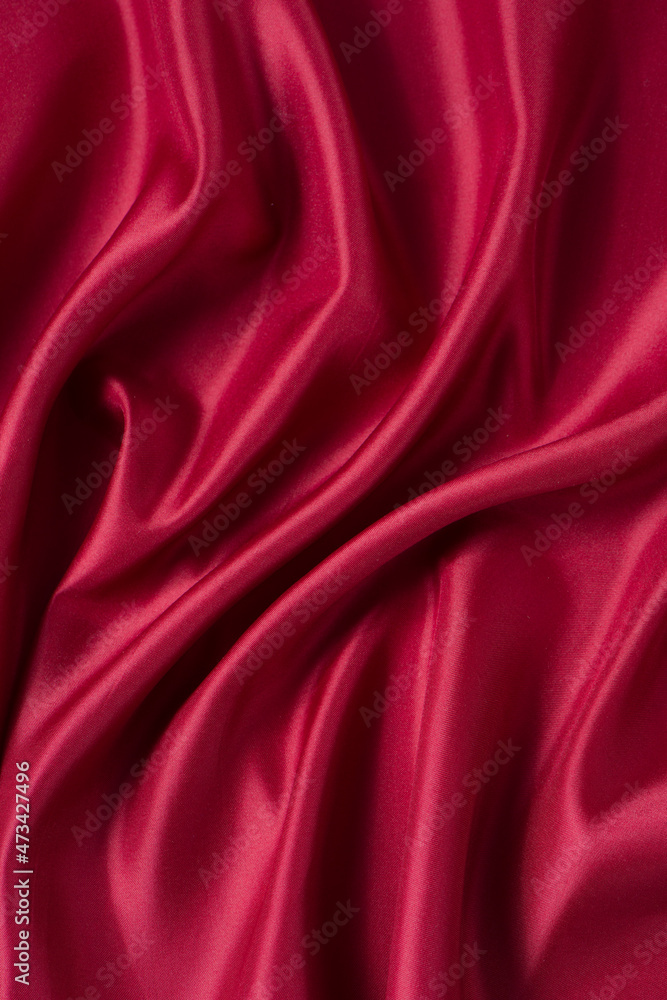 Fototapeta premium red silk texture background