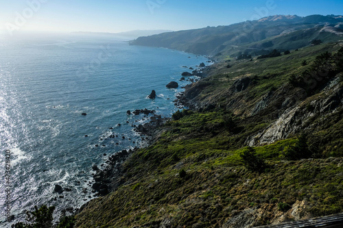 California Coastline cliffside view © Hugh