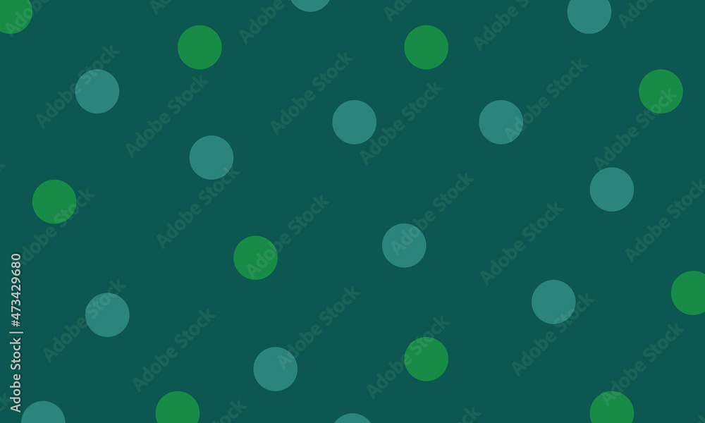 turkish green background with circles