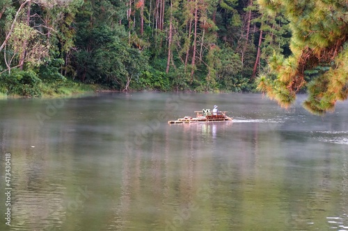 boat on the river