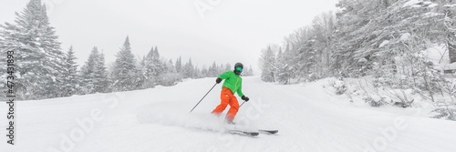 Fotografie Man skiing
