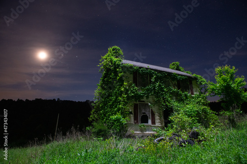 Kudzu Overgrown House In Rural WV