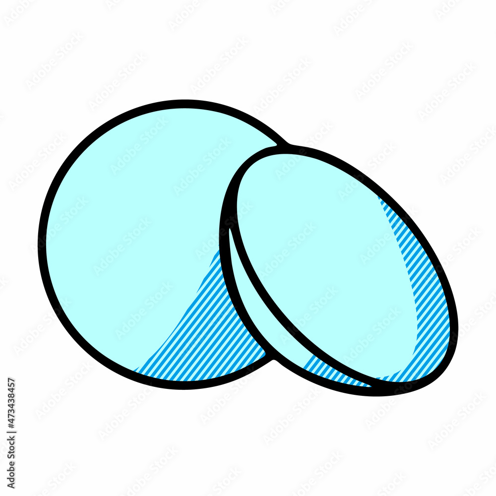 Isolated object of lense and contact sign. Web element of lense Isolated object of lense and contact sign. Web element of lense