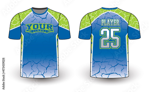 Sports gear template mockup perfect fit for all sports. The designs that go on casual wear, shirts, fashions apparel, and all kinds of team uniform