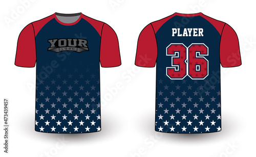 Sports gear template mockup perfect fit for all sports. The designs that go on casual wear, shirts, fashions apparel, and all kinds of team uniform