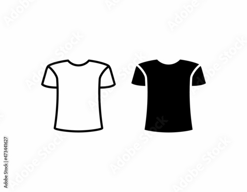 t shirt vector icon template