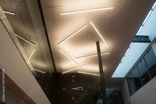 LED light bars on a white background in a well lit room